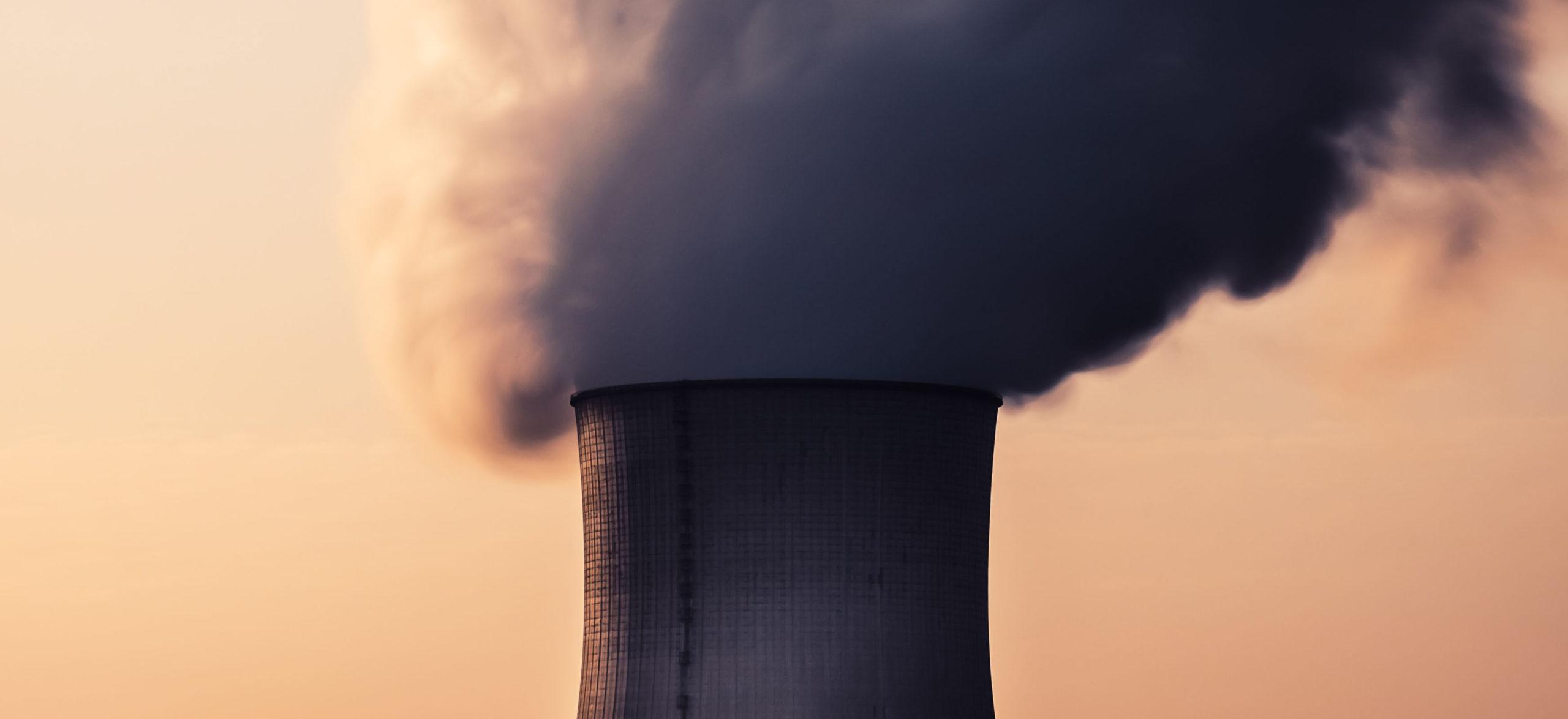 Coal-fired power plant.