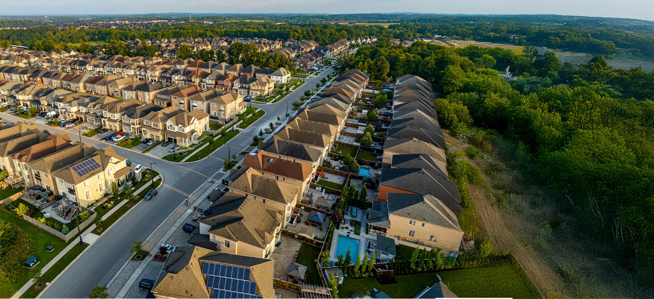 Residential area at Cannes Neighbourhood Park and Major MacKenzie Dr. , Woodbridge, Canada